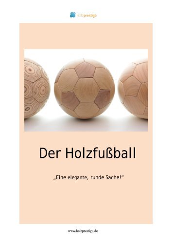 Preise - Holzfussball