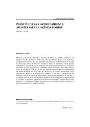 planeta tierra y medio ambiente: apuntes para la agenda posible