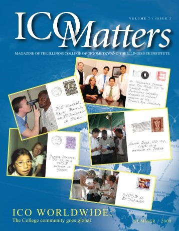 Summer 2008 - ICO Worldwide - Illinois College of Optometry