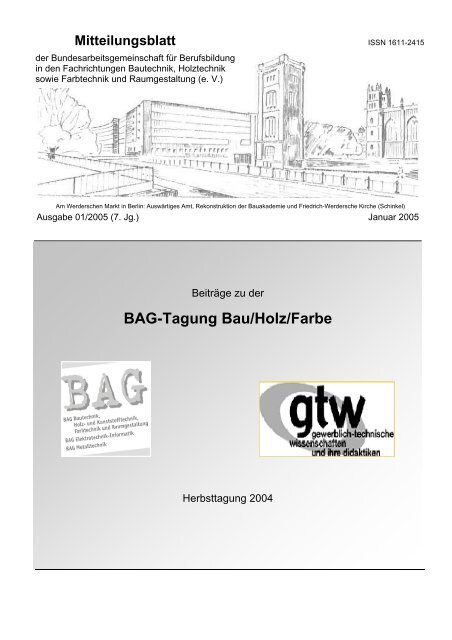 Mitteilungsblatt 1-2005 - BAG Bau Holz Farbe