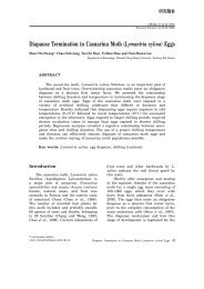 Diapause Termination in Casuarina Moth (Lymantria xylina) Eggs