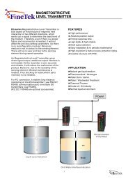 MAGNETOSTRICTIVE LEVEL TRANSMITTER