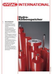 Hydro- Kolbenspeicher