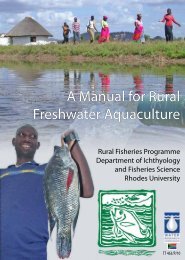 A Manual for Rural Freshwater Aquaculture