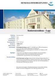 Seniorenresidenz - Lage - Denkmalimmobilien.info