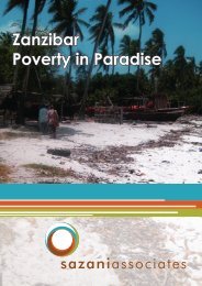Zanzibar Poverty in Paradise - Sazani Associates