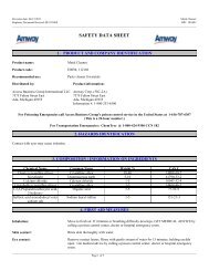 Metal Cleaner MSDS - Amway