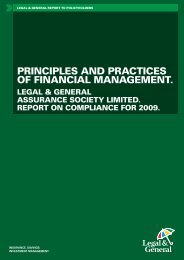 principles and practices of financial management. - Legal & General