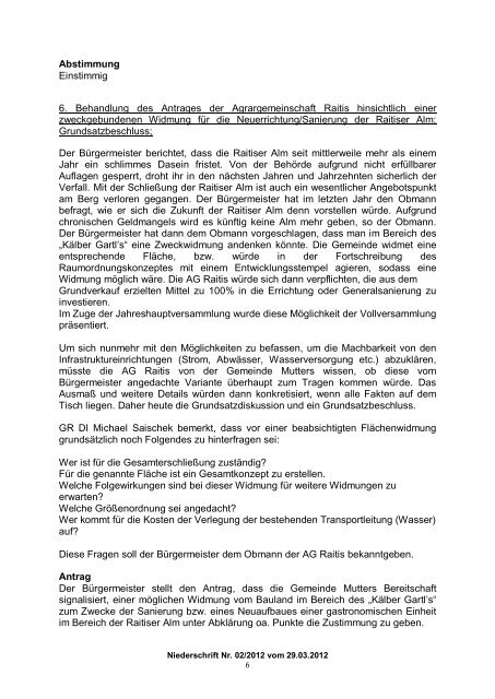 Protokoll vom 5. April 2012 (224 KB) - .PDF - Mutters