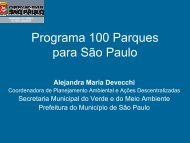 Programa 100 parques para SÃ£o Paulo - Alejandra Maria ... - Sabesp