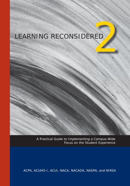 Learning Reconsidered - ACPA