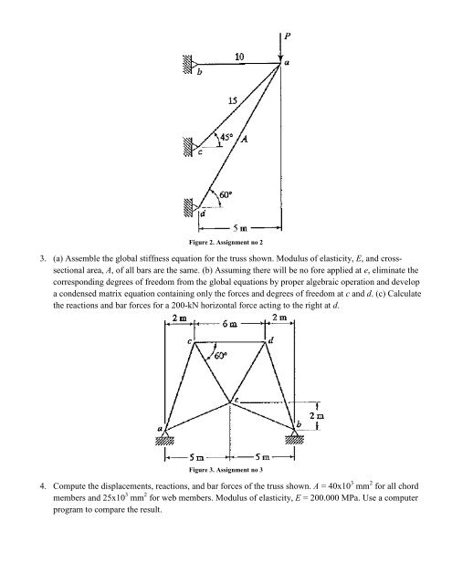 Home Work 02 â Structural Analysis by Matrix Method Engineering ...