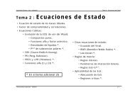 Tema 2 : Ecuaciones de Estado - IqTMA-UVa