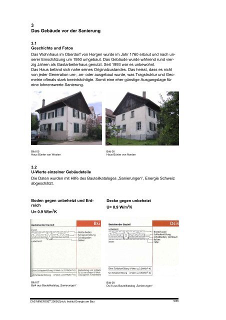 Sanierung Wohnhaus in Horgen Solarpreis 2009, Minergie-P