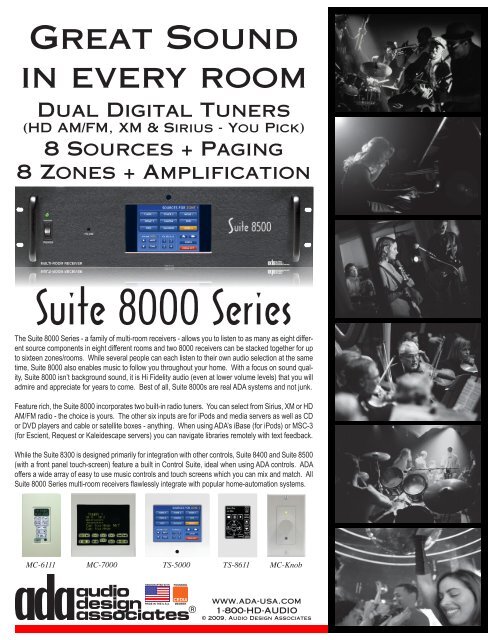 Suite 8000 Series - Hill Residential Systems