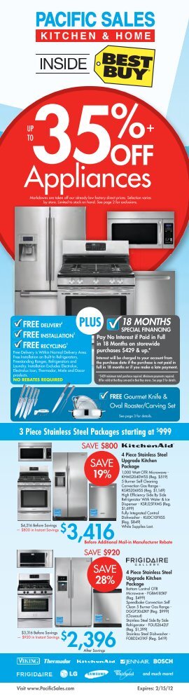 Appliances - Pacific Sales