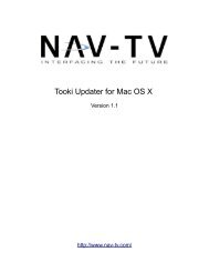 Tooki Updater for Mac OS X - Nav-TV