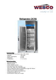 Refrigerator CK700 - WESCO-Navy