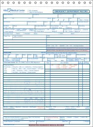 322-0543 EMERGENCY DEPARTMENT RECORD FORM rev 05-07