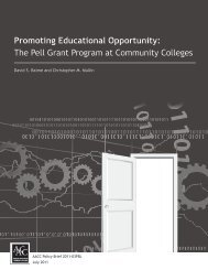 Promoting Educational Opportunity: The Pell Grant - American ...