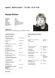 Renate Richter - Agentur-Scherf