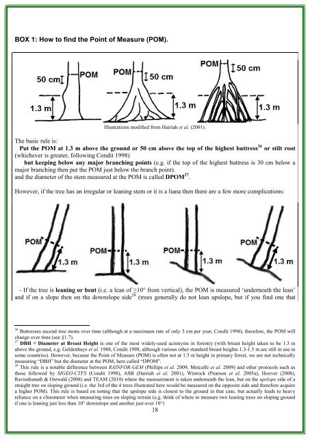 RAINFOR GEM Intensive Plots Manual (pdf) - University of Oxford