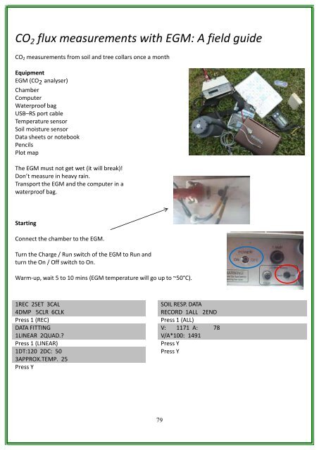 RAINFOR GEM Intensive Plots Manual (pdf) - University of Oxford