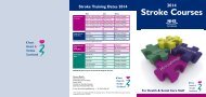 Courses And Dates 2013 - Chest Heart & Stroke Scotland