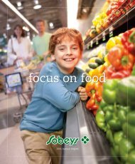 focus on food - Sobeys