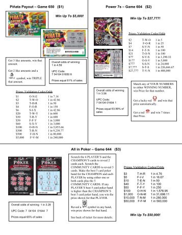 Games - Colorado Lottery