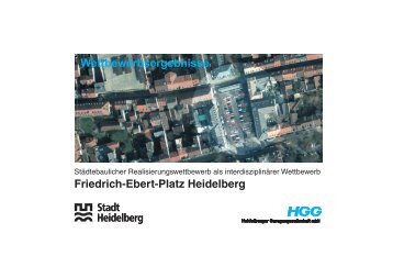 Friedrich-Ebert-Platz Heidelberg Wettbewerbsergebnisse