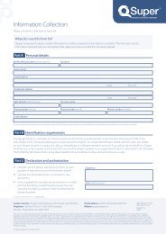 [PDF] Information Collection form - QSuper