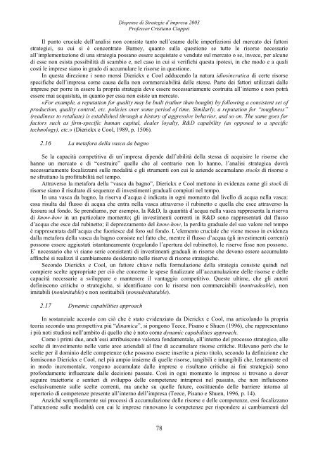 DISPENSE DI ECONOMIA E GESTIONE DELLE IMPRESE II (nuovo ...