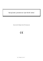 Mycoplasma pneumoniae-IgG-ELISA medac Deutsch/English ...