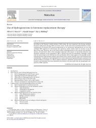 Maturitas Use of dydrogesterone in hormone ... - ResearchGate