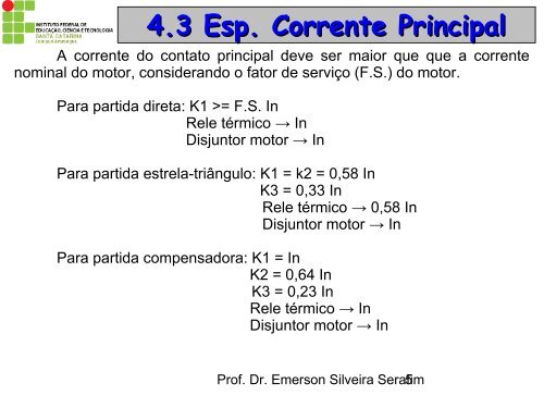 dimensionar contatores para aplicaÃ§Ã£o em circuitos ... - Wiki do IF-SC