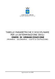 oneri di urbanizzazione - Comune di Carrara