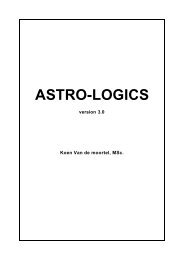 ASTRO-LOGICS - Koen van de Moortel