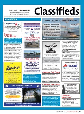 Classifieds - Sail Magazine