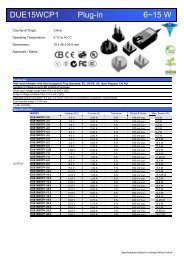 DUE15WCP1 Plug-in 6~15 W - FG-Elektronik GmbH