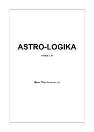 ASTRO-LOGIKA - Koen van de Moortel