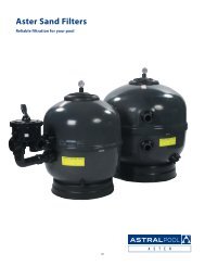 Aster Sand Filters - Astral Pool USA
