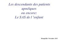 Traitement du SAOS - Fédération Française de Pneumologie