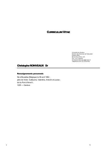 Curriculum Vitae et Communications scientifiques Ronveaux 2011.pdf