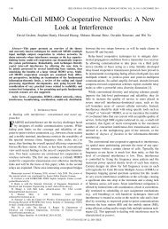 Multi-Cell MIMO Cooperative Networks: A New Look at Interference