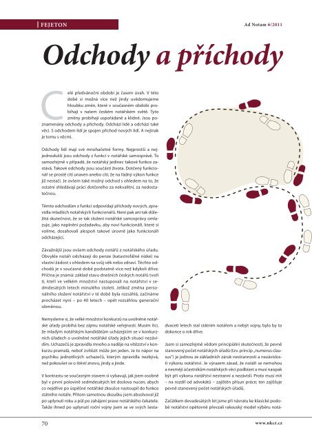 Číslo 6 - Notářská komora České republiky