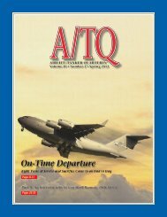 A Salute to the A/TA Industry Partners - Airlift/Tanker Association