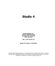 Opcode Studio 4 MIDI Interface User Manual from ... - House of Synth