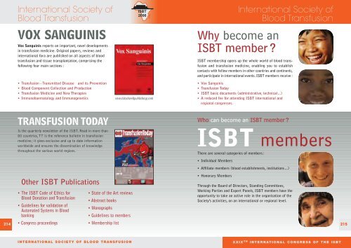 parallel sessions - International Society for Blood Transfusion