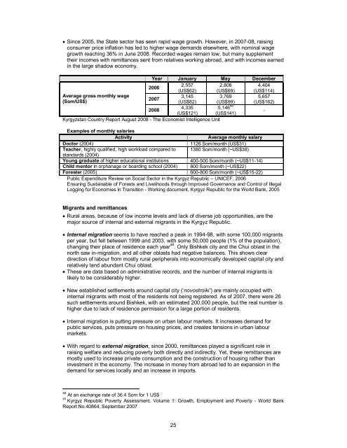 secondary data review on the food security situation in the kyrgyz ...